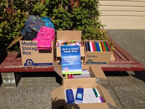 Langley School Supplier Drive 2016 - School Supplie - Notepad, crayons, highlighters, backpacks, etc. at Maple Leaf Self Storage Langley