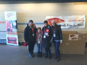 Maple Leaf Ambassadors volunteering Blanket BC