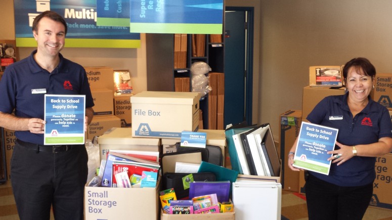 Self Storage West Vancouver School Supply Drive