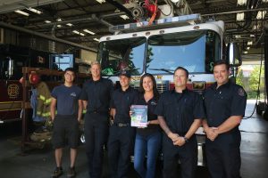 Maple Leaf Self Storage School Supply Drive - Coquitlam Fire Figheters