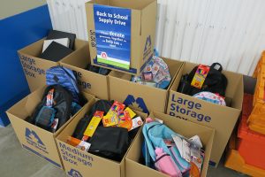 Maple Leaf Self Storage School Supply Drive - For Coquitlam Fire Fighters