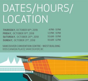 Vancouver Fall Home Show 2018 Show Hours